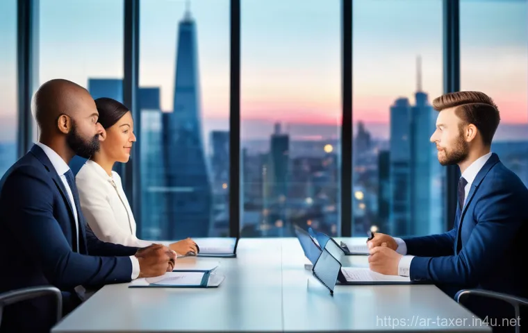 세무사 자격증으로 가능한 업종 - A highly professional and diverse group of tax consultants, consisting of both male and female indiv...